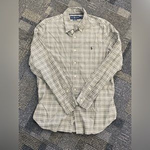 Men’s Polo Ralph Lauren Cotton Oxford Plaid Shirt XL